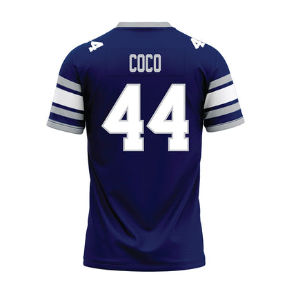 Rice - NCAA Football : Coleman Coco - Blue Premium Football Jersey