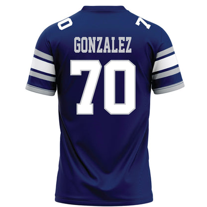 Rice - NCAA Football : Isaiah Gonzalez - Blue Football Jersey