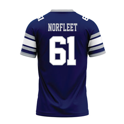 Rice - NCAA Football : Trace Norfleet - Blue Premium Football Jersey