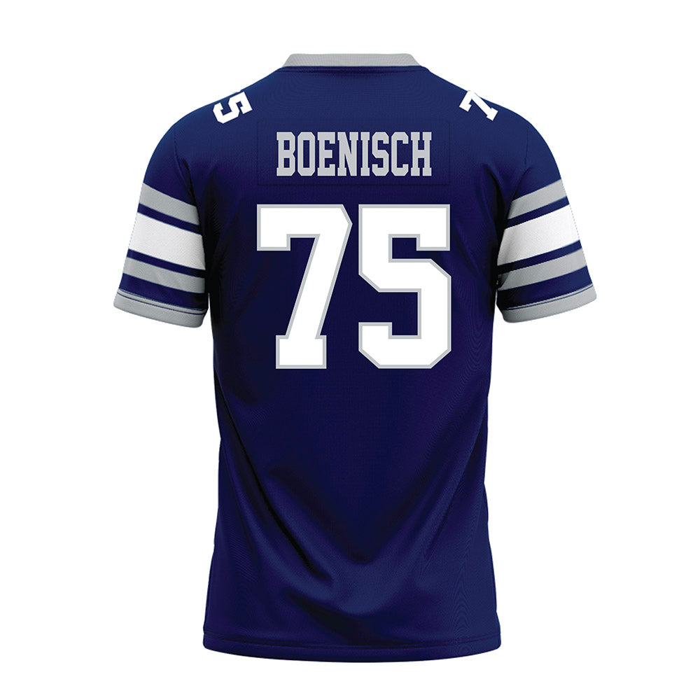 Rice - NCAA Football : Blake Boenisch - Blue Premium Football Jersey-1