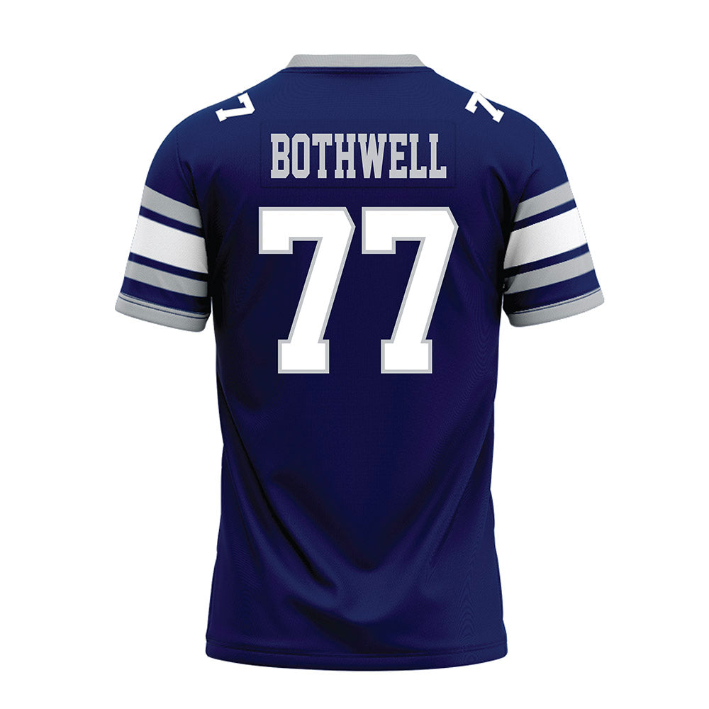 Rice - NCAA Football : Ian Bothwell - Blue Premium Football Jersey-1
