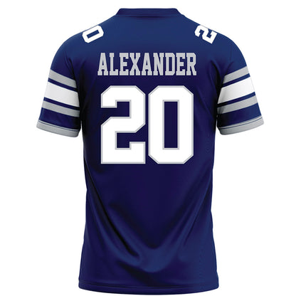 Rice - NCAA Football : Daelen Alexander - Blue Football Jersey