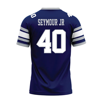 Rice - NCAA Football : Kenneth Seymour Jr - Blue Premium Football Jersey