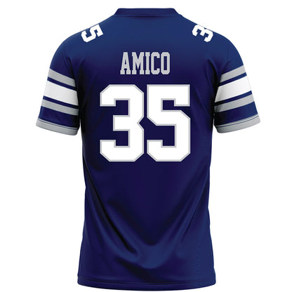 Rice - NCAA Football : Michael Amico - Blue Football Jersey