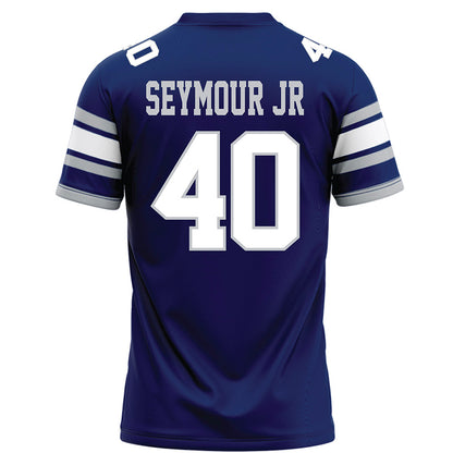 Rice - NCAA Football : Kenneth Seymour Jr - Blue Football Jersey