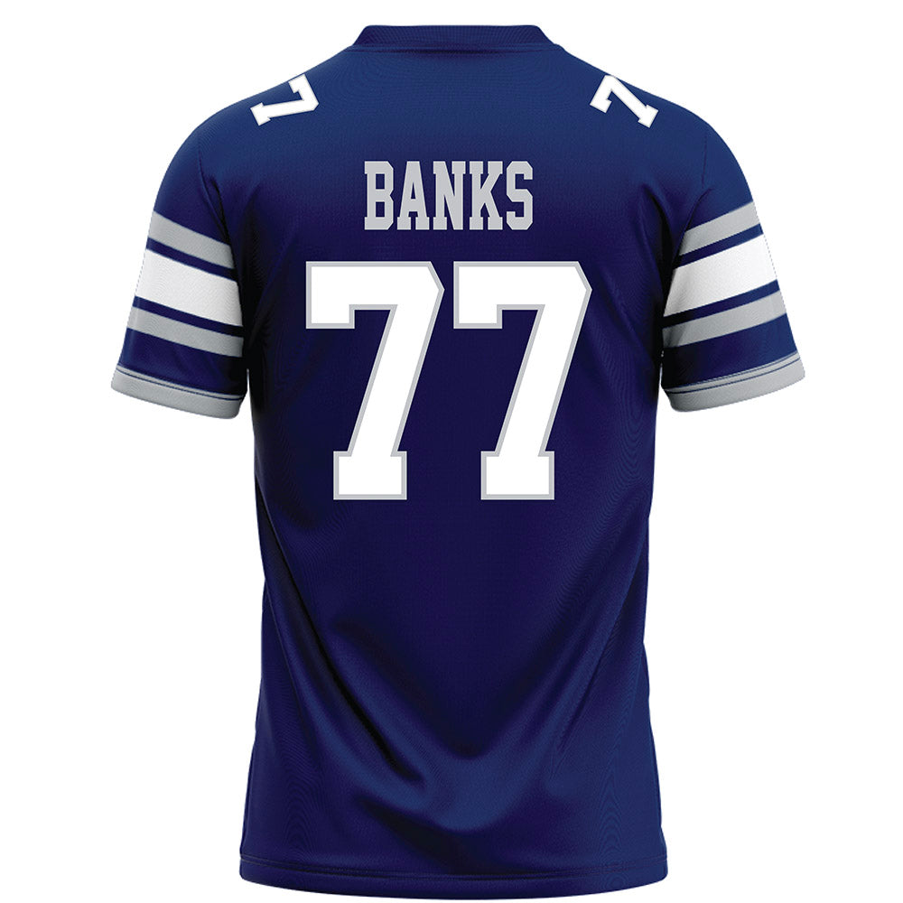 Rice - NCAA Football : Brant Banks - Blue Football Jersey