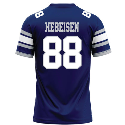 Rice - NCAA Football : Jaggar Hebeisen - Blue Football Jersey