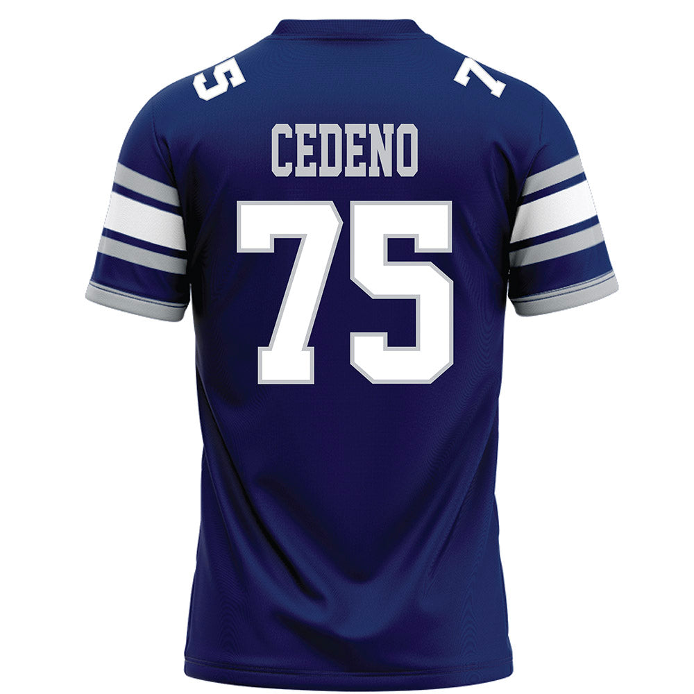 Rice - NCAA Football : Miguel Cedeno - Blue Football Jersey