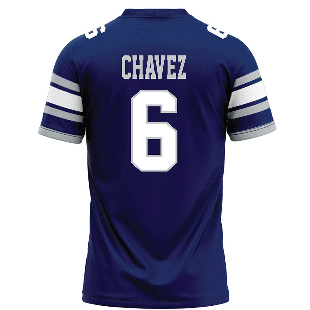 Rice - NCAA Football : Jo Chavez - Blue Football Jersey-1