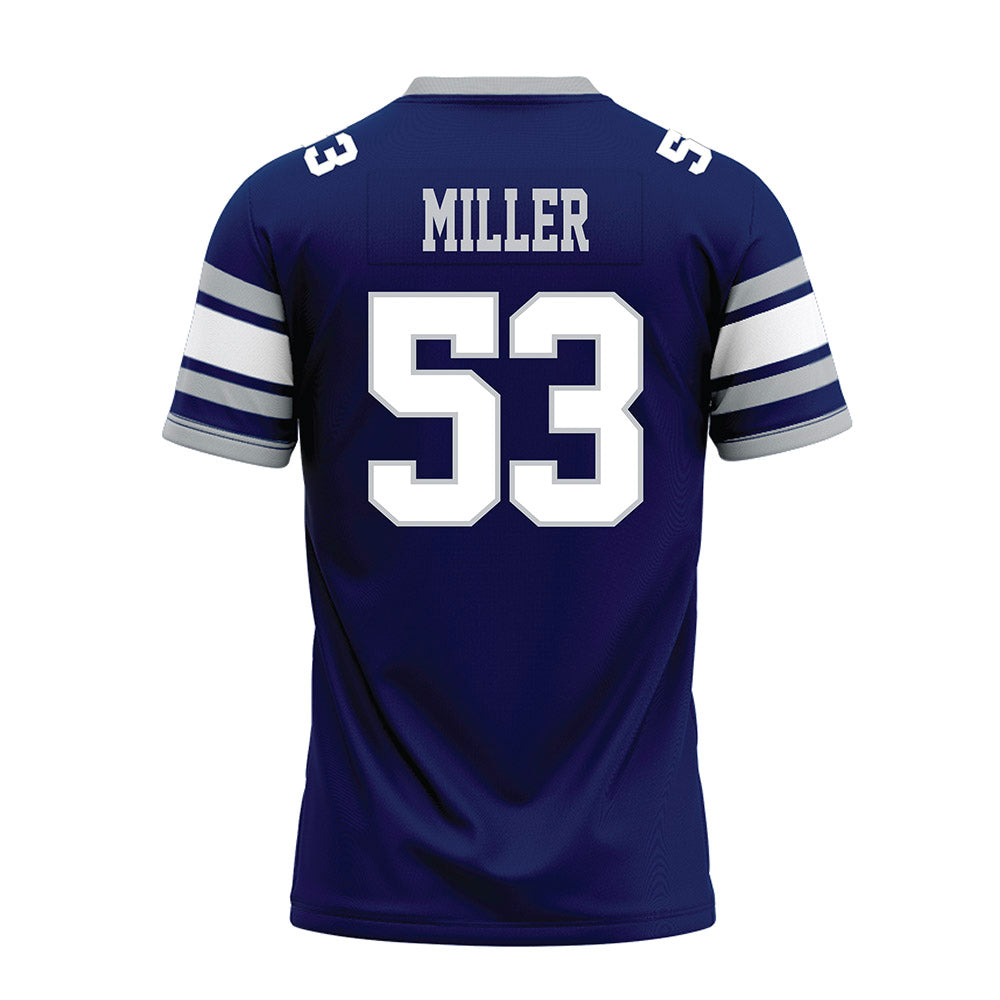 Rice - NCAA Football : Luke Miller - Blue Premium Football Jersey-1