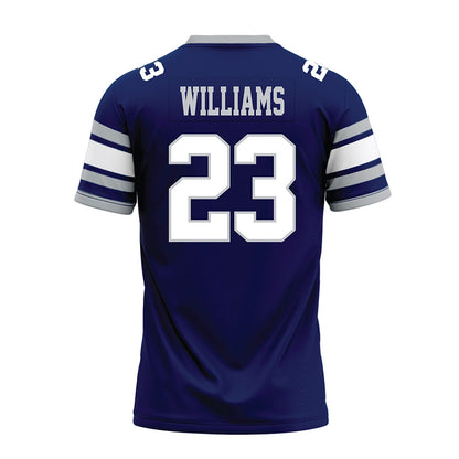 Rice - NCAA Football : Jeremiah Williams - Blue Premium Football Jersey