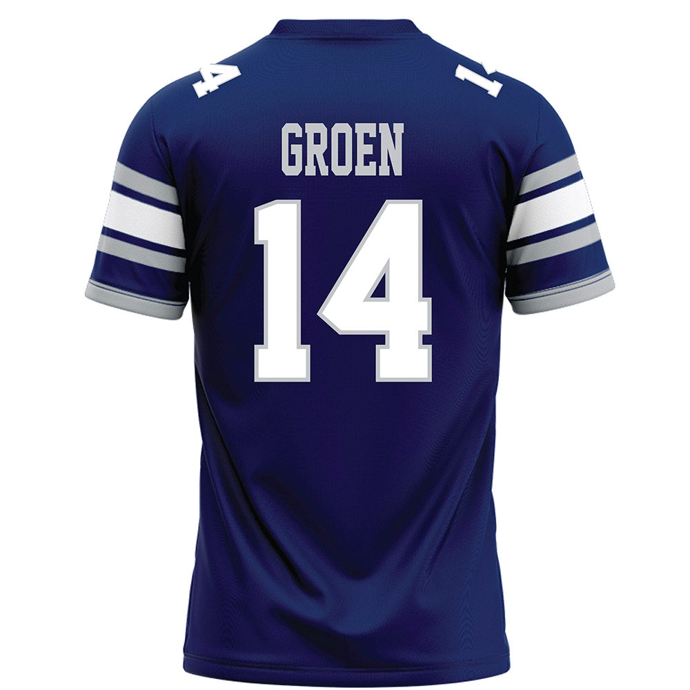 Rice - NCAA Football : Boden Groen - Blue Football Jersey