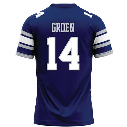 Rice - NCAA Football : Boden Groen - Blue Football Jersey