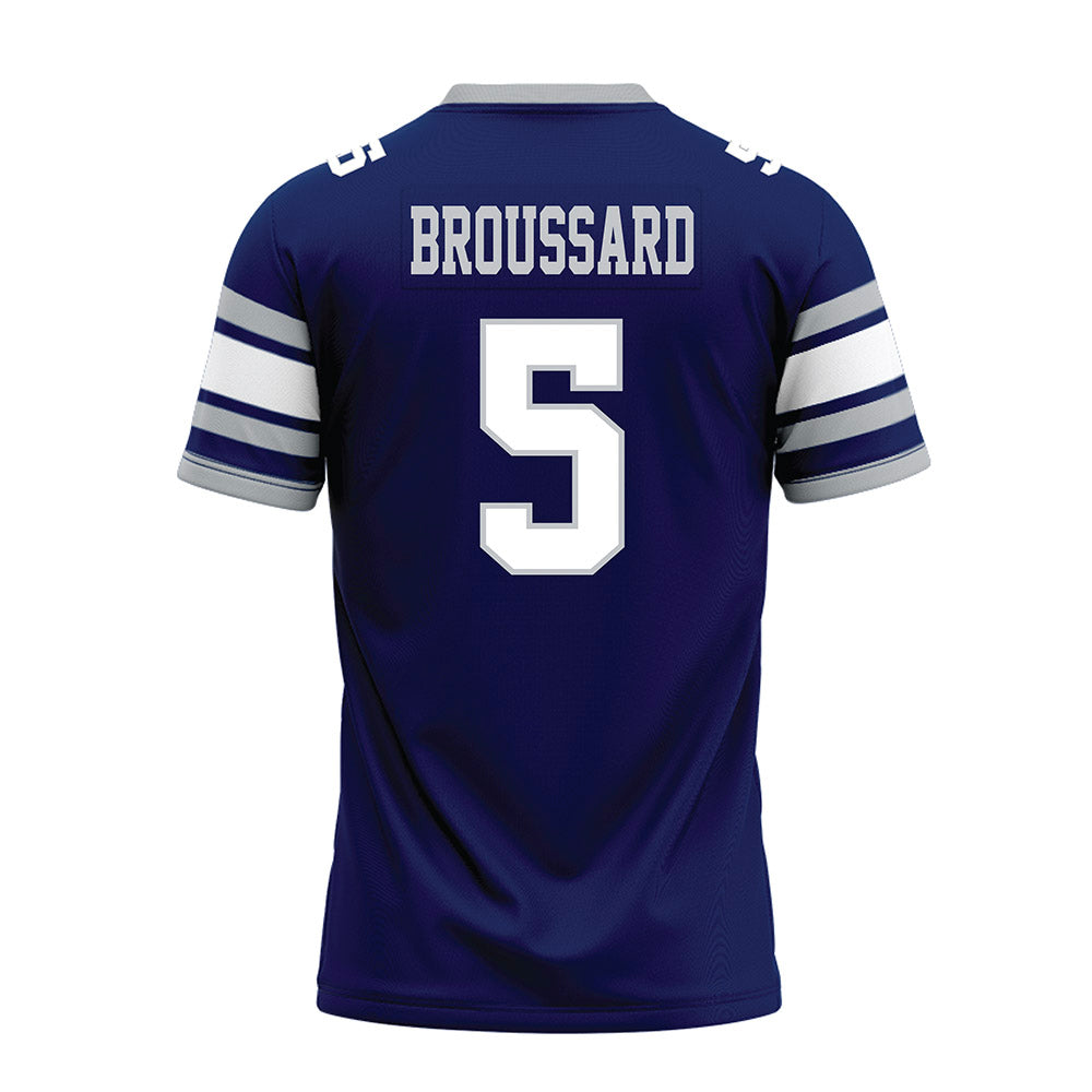 Rice - NCAA Football : Ari Broussard - Blue Premium Football Jersey