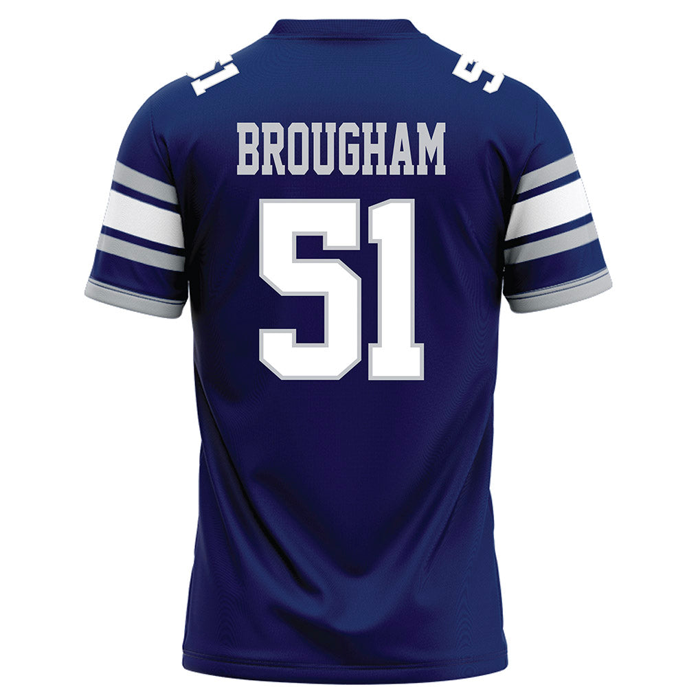 Rice - NCAA Football : Ethan Brougham - Blue Football Jersey