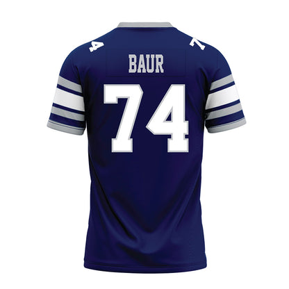 Rice - NCAA Football : Brad Baur - Blue Premium Football Jersey