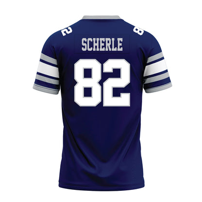 Rice - NCAA Football : Alexander Scherle - Blue Premium Football Jersey-1