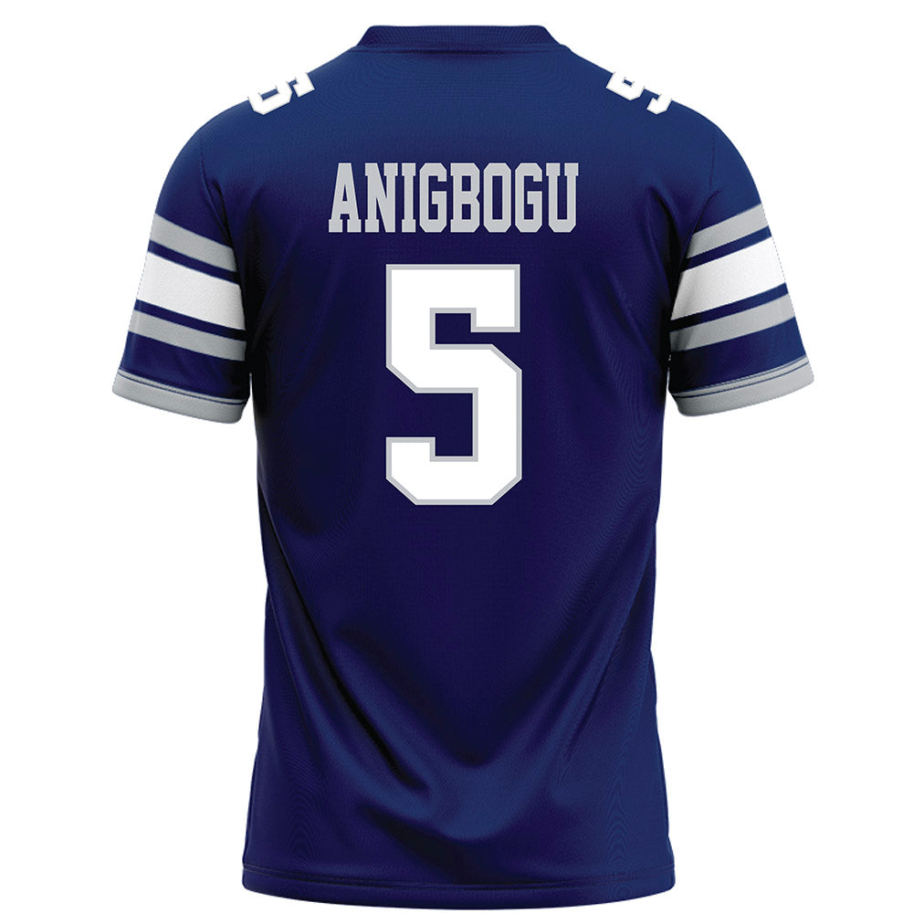 Rice - NCAA Football : Chike Anigbogu - Blue Football Jersey