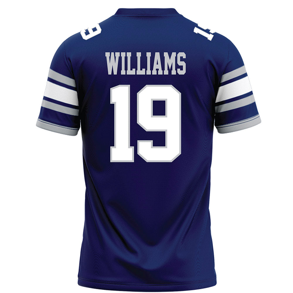 Rice - NCAA Football : Jeremiah Williams - Blue Football Jersey-1