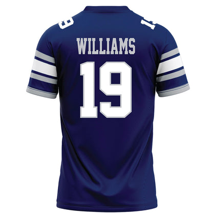 Rice - NCAA Football : Jeremiah Williams - Blue Football Jersey-1