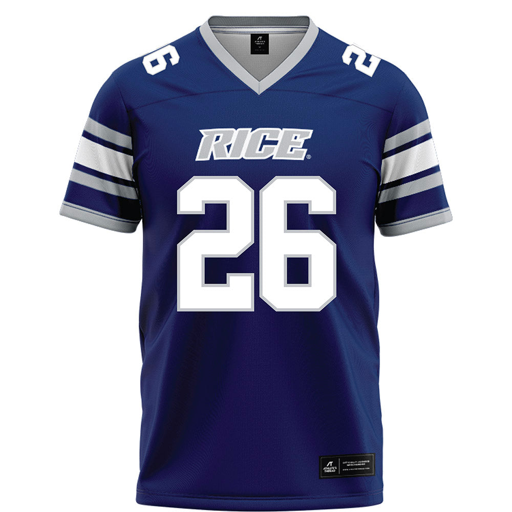 Rice - NCAA Football : Christian Francisco - Blue Football Jersey