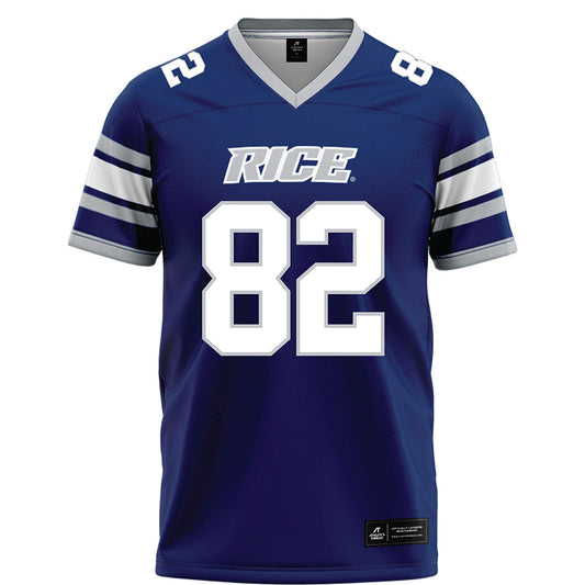 Rice - NCAA Football : Alexander Scherle - Blue Football Jersey-0