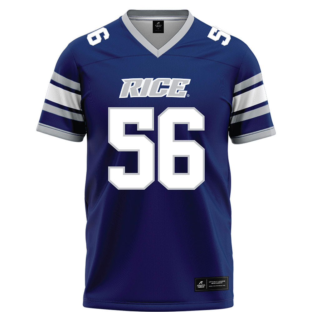 Rice - NCAA Football : Nate Bledsoe - Blue Football Jersey