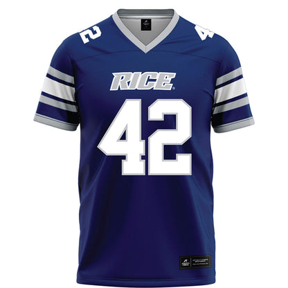 Rice - NCAA Football : DeReyon Jenkins Jr - Blue Football Jersey-0