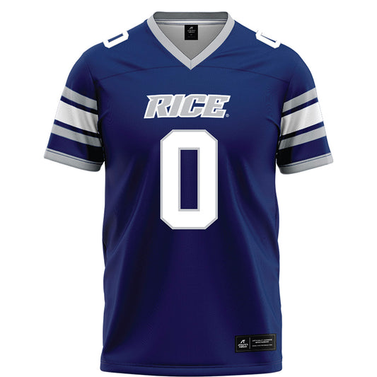 Rice - NCAA Football : Andrew Awe - Blue Football Jersey-0