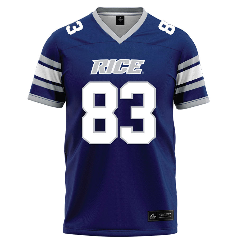 Rice - NCAA Football : Alexander Scherle - Blue Football Jersey