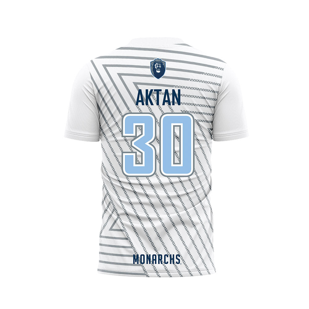 Old Dominion - NCAA Men's Soccer : Jett Aktan - White Soccer Jersey