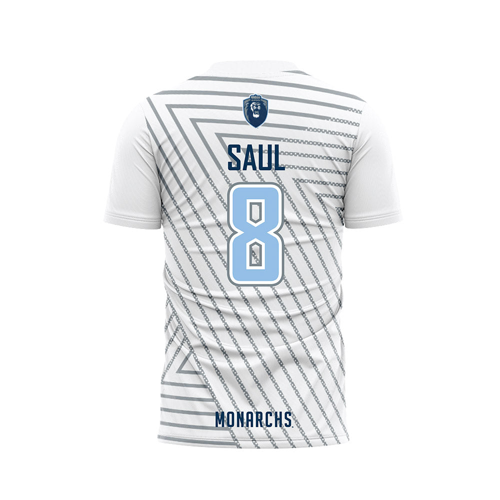 Old Dominion - NCAA Men's Soccer : Barrett Saul - White Soccer Jersey-1