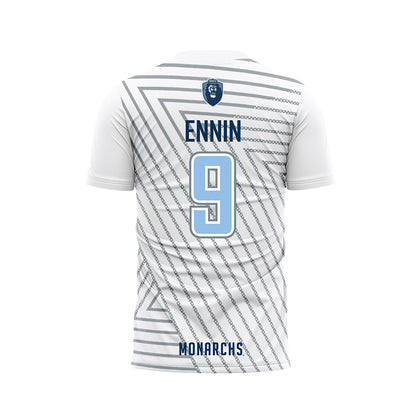 Old Dominion - NCAA Men's Soccer : Timothy ennin - White Soccer Jersey