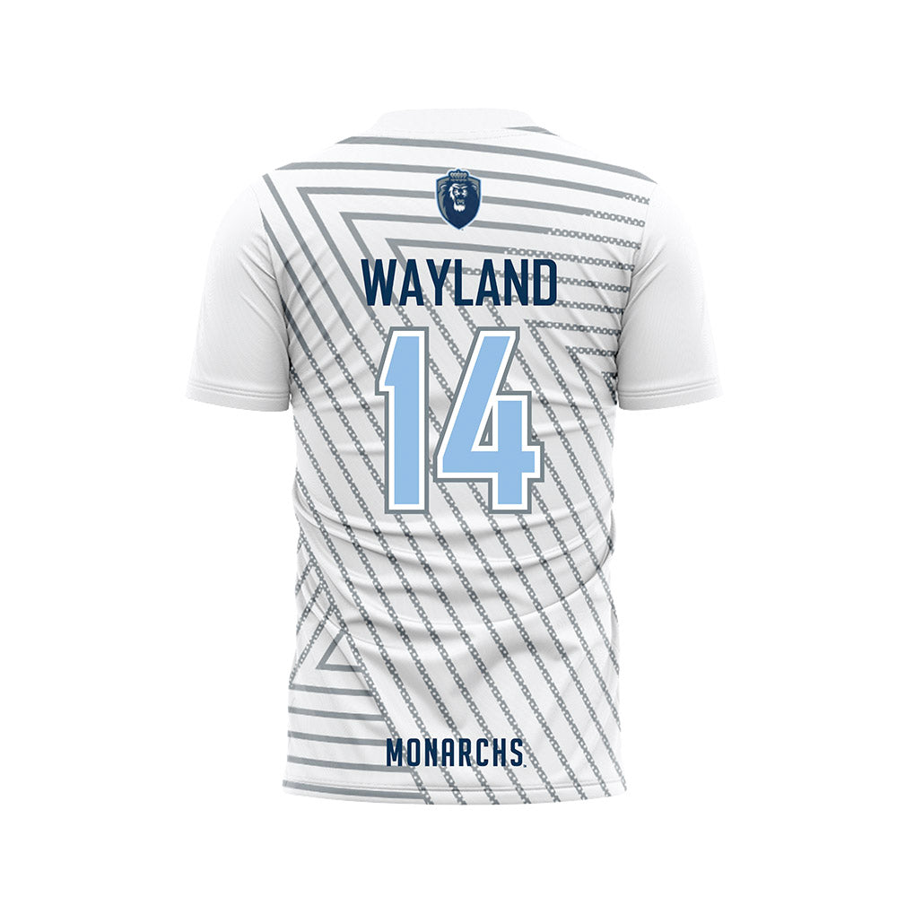 Old Dominion - NCAA Men's Soccer : Micah Wayland - White Soccer Jersey