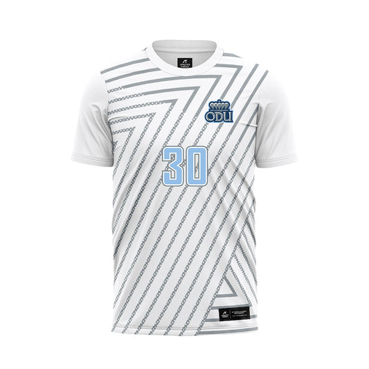 Old Dominion - NCAA Men's Soccer : Jett Aktan - White Soccer Jersey