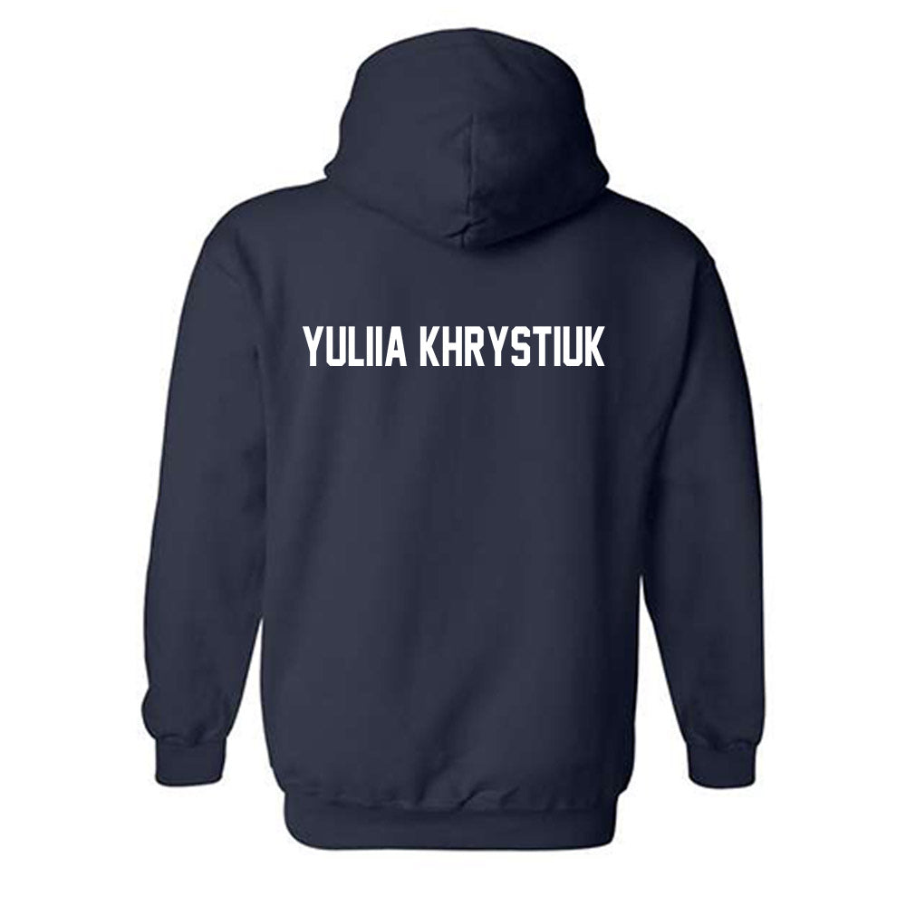 Old Dominion - NCAA Women's Soccer : Yuliia Khrystiuk - Classic Shersey Hooded Sweatshirt-1