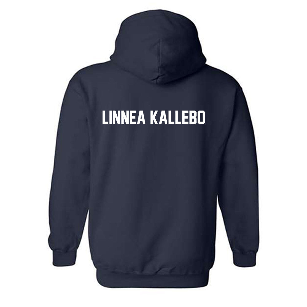 Old Dominion - NCAA Women's Swimming & Diving : Linnea Kallebo - Classic Shersey Hooded Sweatshirt-1