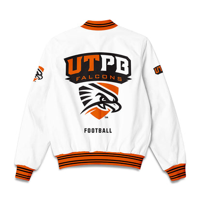 UTPB - NCAA Football : David Adegbenro - Bomber Jacket