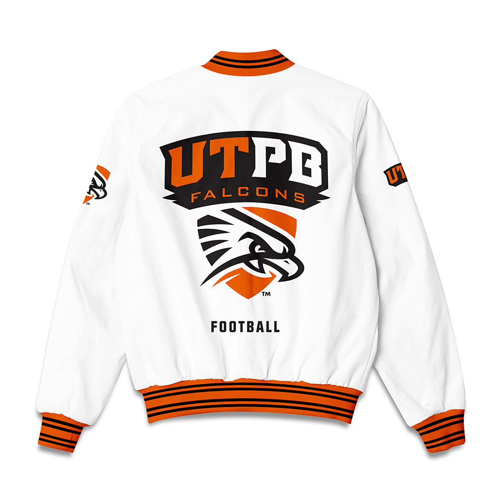 UTPB - NCAA Football : Gerald Palmer - Bomber Jacket
