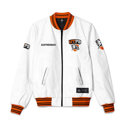 UTPB - NCAA Men's Swimming & Diving : Leo Eleftherakis - Bomber Jacket-0