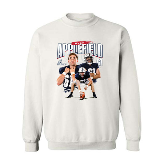 Samford - NCAA Football : Alex Applefield - Crewneck Sweatshirt Player Collage