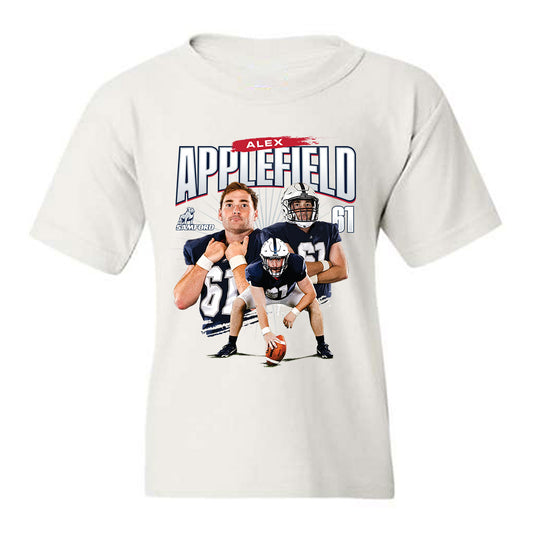 Samford - NCAA Football : Alex Applefield - Youth T-Shirt Player Collage