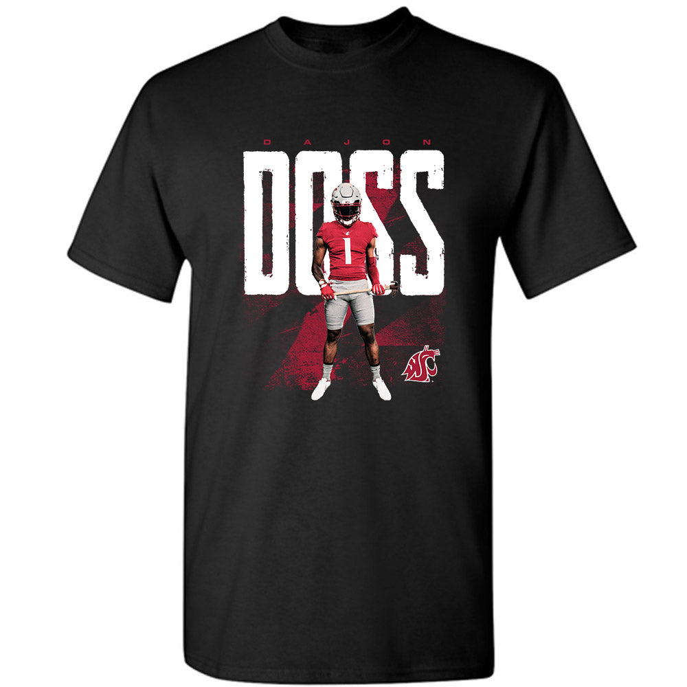 WSU - NCAA Football : Dajon Doss - T-Shirt Player Collage