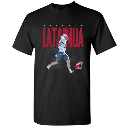 WSU - NCAA Football : Jackson Lataimua - T-Shirt Player Collage