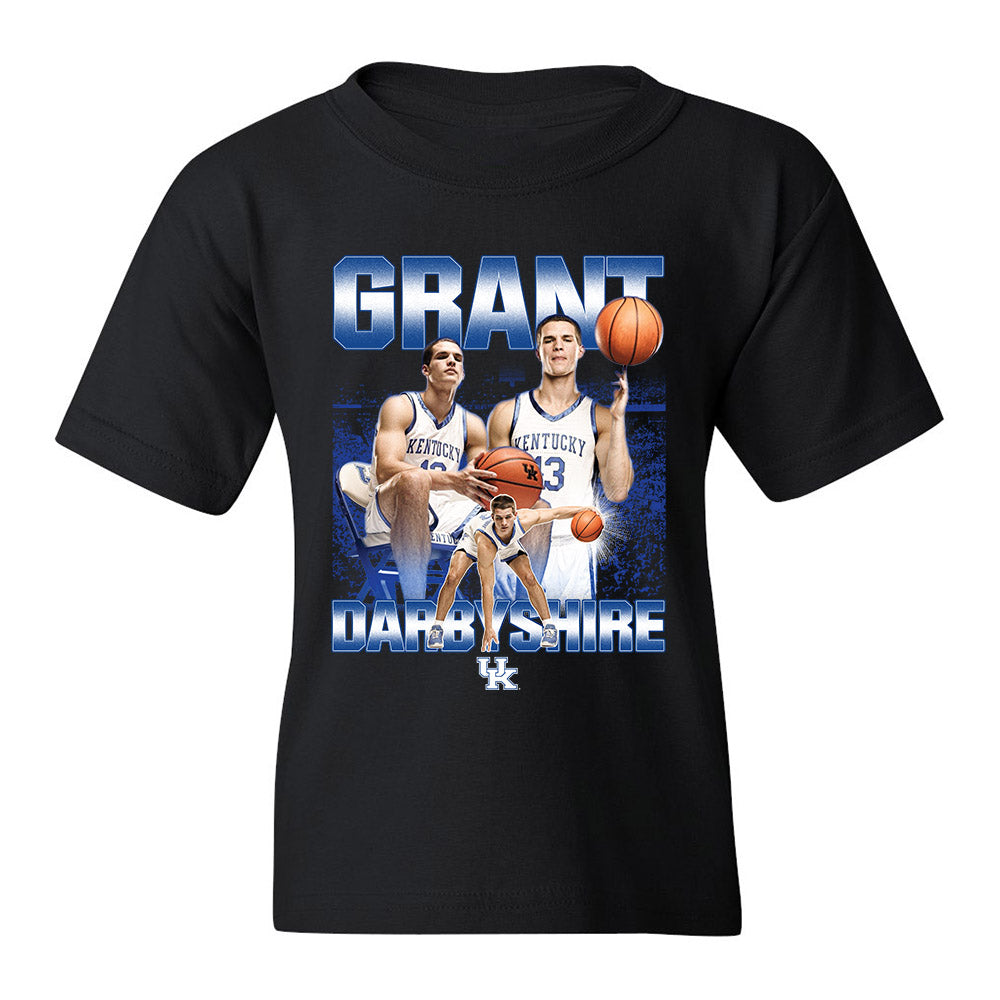 Kentucky - NCAA Men's Basketball : Grant Darbyshire - Youth T-Shirt Player Collage