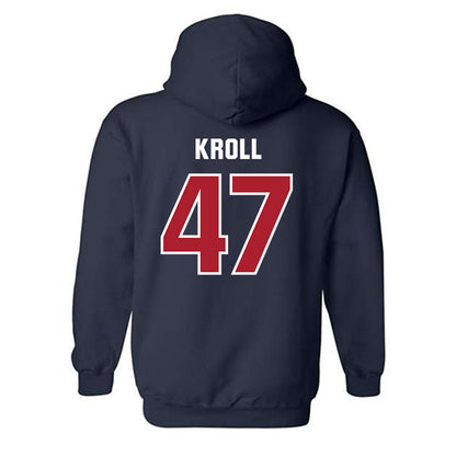Dallas Baptist - NCAA Baseball : Athan Kroll - Classic Shersey Hooded Sweatshirt-1