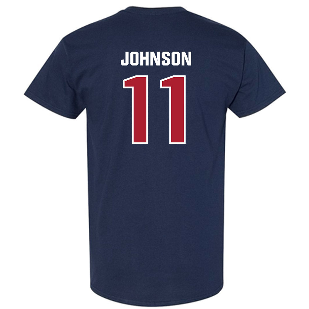 Dallas Baptist - NCAA Men's Ice Hockey : Trevor Johnson - Classic Shersey T-Shirt-1