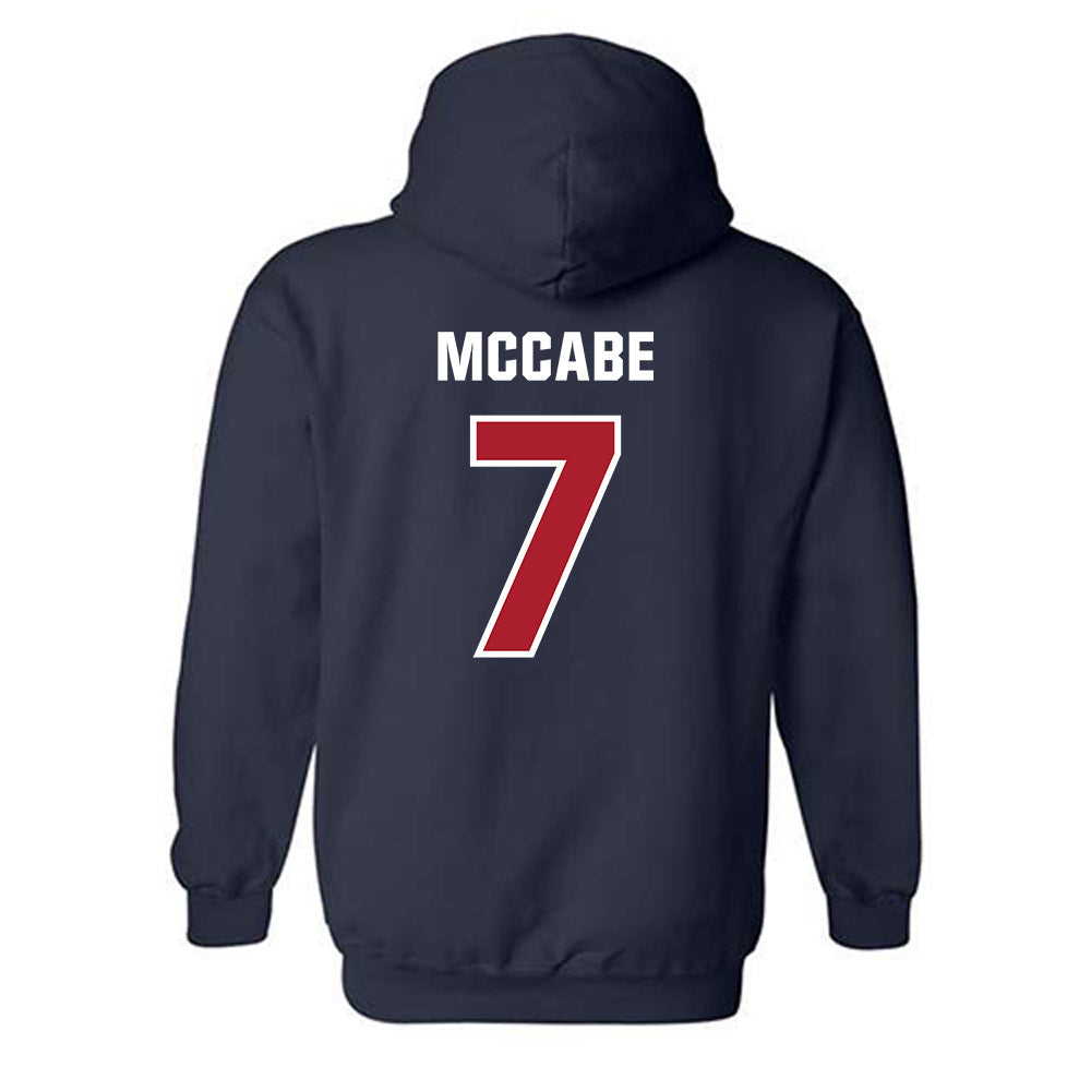 Dallas Baptist - NCAA Men's Basketball : Jackson McCabe - Classic Shersey Hooded Sweatshirt-1