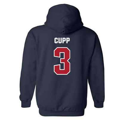 Dallas Baptist - NCAA Baseball : Dylan Cupp - Classic Shersey Hooded Sweatshirt-1