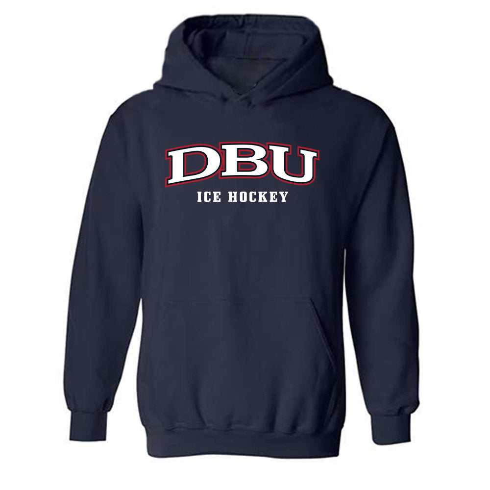 Dallas Baptist - NCAA Men's Ice Hockey : Brenden Troise - Classic Shersey Hooded Sweatshirt-0